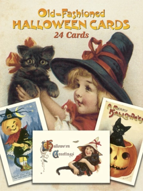 Old-Fashioned Halloween Cards: 24 Cards