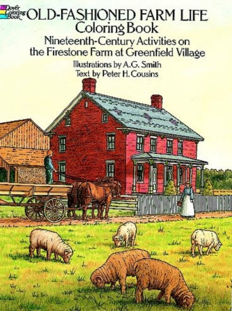 OldFashioned Farm Life Colouring Book