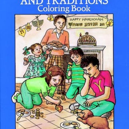 Jewish Holidays and Traditions Colouring Book