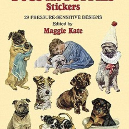 Old-Time Dogs and Puppies Stickers: 29 Pressure-Sensitive Designs