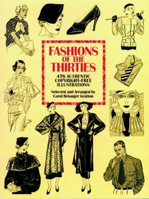 Fashions of the Thirties: 476 Authentic Copyright-Free Illustrations