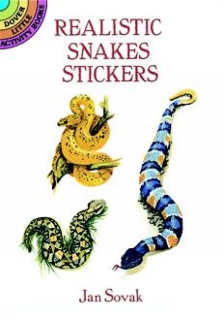 Realistic Snakes Stickers Dover Little Activity Books Stickers