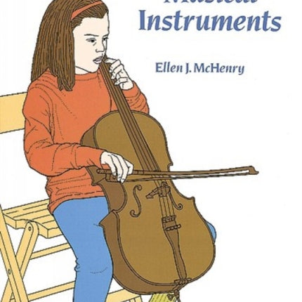 Musical Instruments Coloring Book