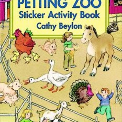 Petting Zoo Sticker Activity Book