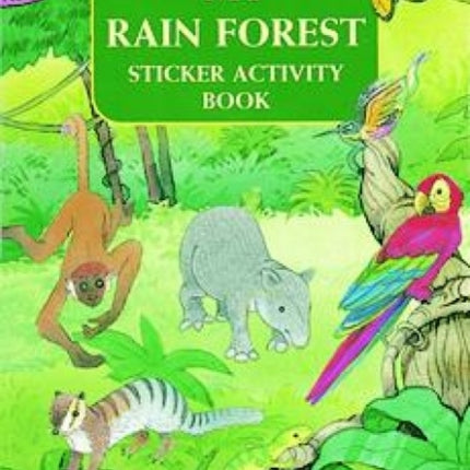 My Rain Forest Sticker Activity Book Dover Little Activity Books Stickers