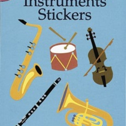 Musical Instruments Stickers Dover Little Activity Books