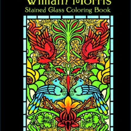 William Morris Stained Glass Coloring Book