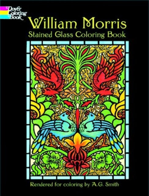 William Morris Stained Glass Coloring Book