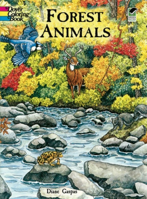 Forest Animals Colouring Book Dover Nature