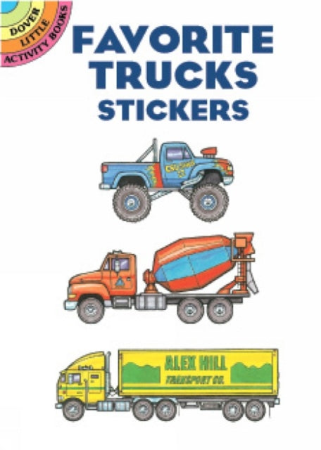 Favourite Trucks Stickers Dover Little Activity Books Stickers