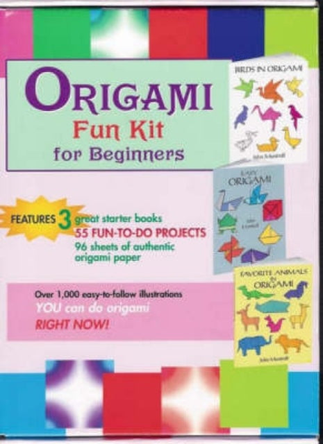 Origami Fun Kit for Beginners: "Birds in Origami", "Easy Origami", "Favorite Animals in Origami"