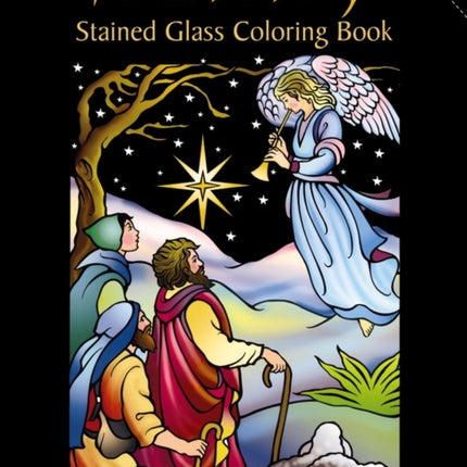 Nativity Stained Glass Coloring Book