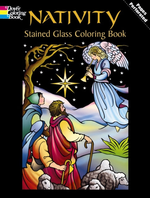 Nativity Stained Glass Coloring Book