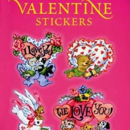 Glitter Valentine Stickers