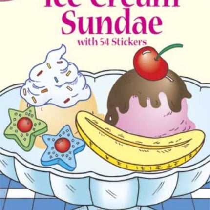 Make Your Own Ice Cream Sundae with 54 Stickers