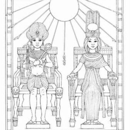 King Tut Coloring Book