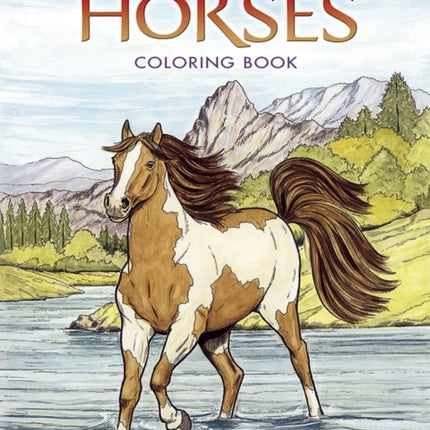 Wonderful World of Horses Coloring Book