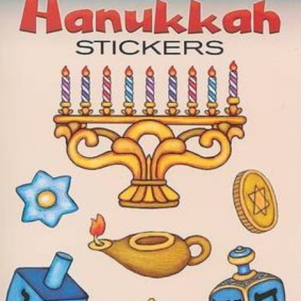 Glitter Hanukkah Stickers