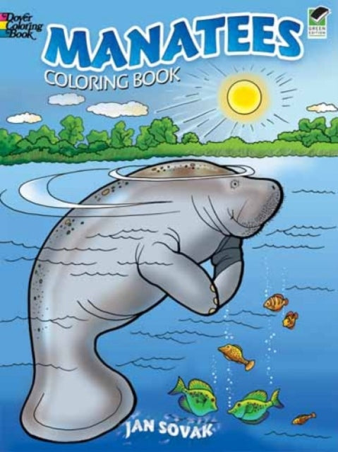 Manatees Coloring Book Dover Nature Coloring Book