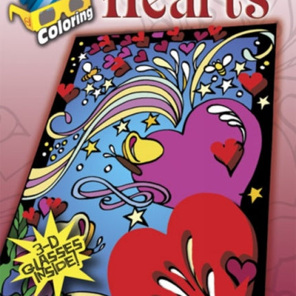 3-D Coloring Book - Hearts