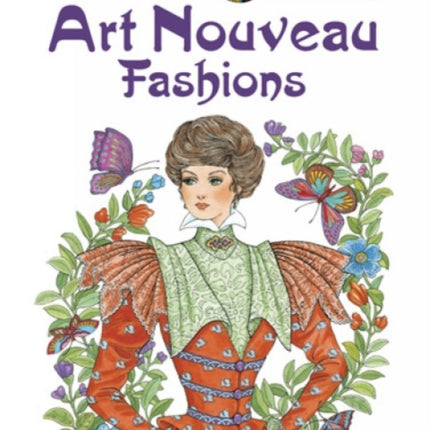 Creative Haven Art Nouveau Fashions Coloring Book