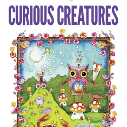 Creative Haven Curious Creatures Coloring Book