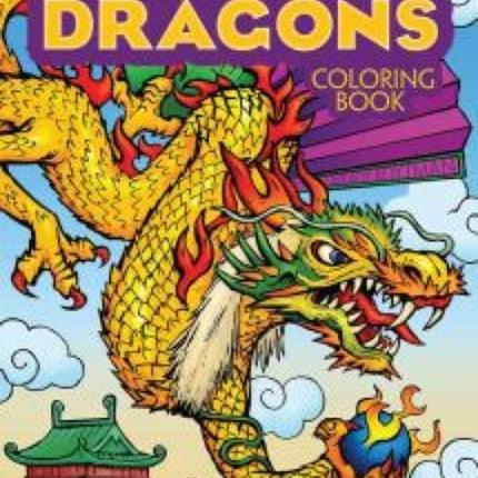 World of Dragons Coloring Book