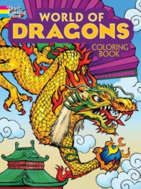 World of Dragons Coloring Book