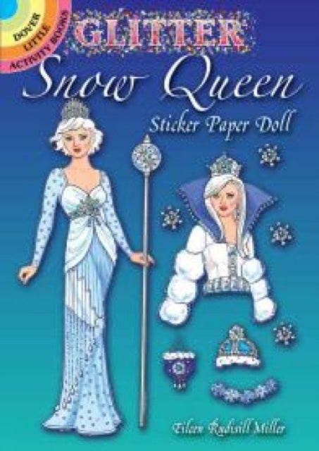 Glitter Snow Queen Sticker Paper Doll