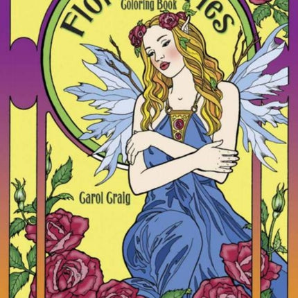 Floral Fairies Coloring Book