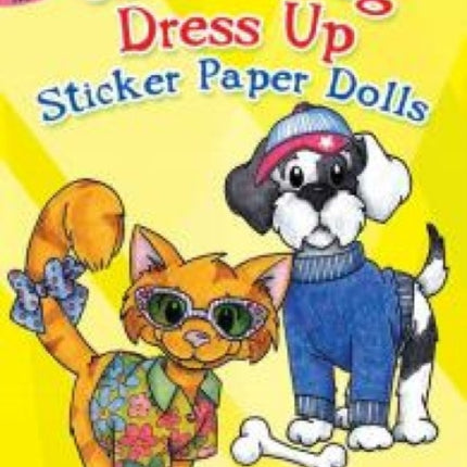 Cat  Dog Dress Up Sticker Paper Dolls