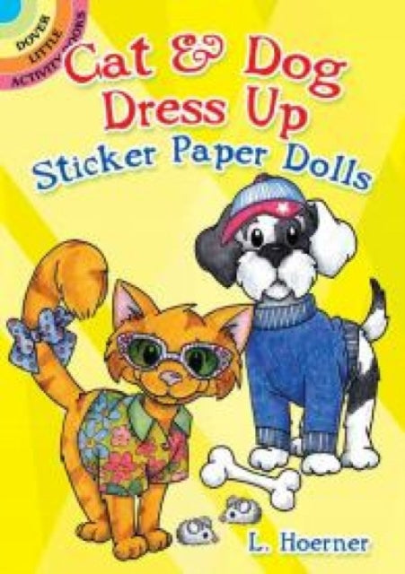 Cat  Dog Dress Up Sticker Paper Dolls