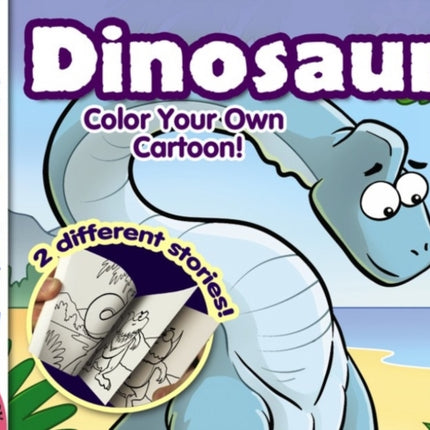 Flip Outs -- Dinosaurs: Color Your Own Cartoon!