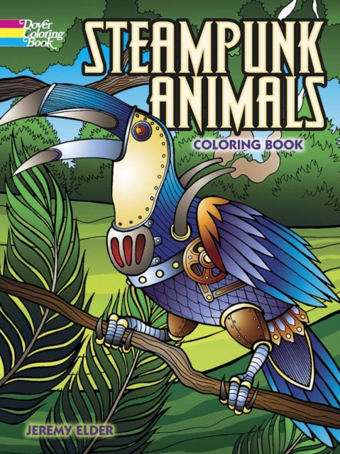 Steampunk Animals Coloring Book