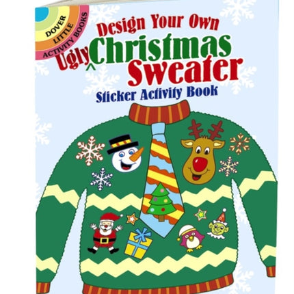 Design Your Own "Ugly" Christmas Sweater Sticker Activity Book