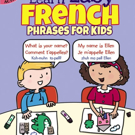 Color & Learn Easy French Phrases for Kids