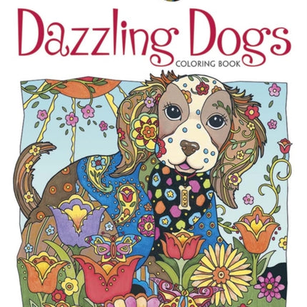 Creative Haven Dazzling Dogs Coloring Book