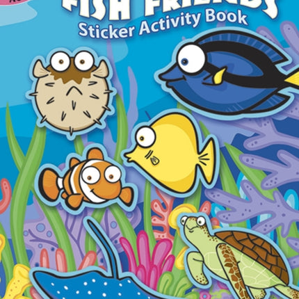 Coral Reef Fish Friends Sticker Activity Book