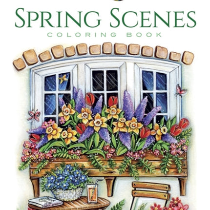 Creative Haven Spring Scenes Coloring Book