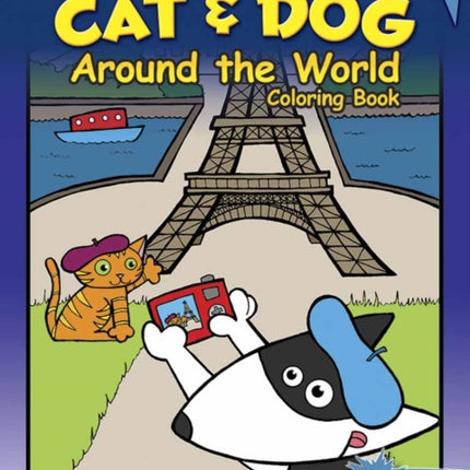 Spark Cat & Dog Around the World Coloring Book