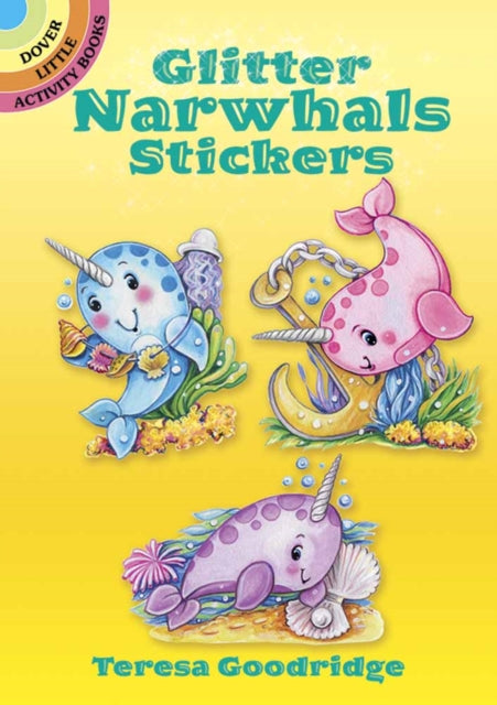 Glitter Narwhals Stickers