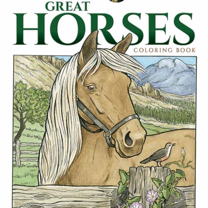 Creative Haven Great Horses Coloring Book