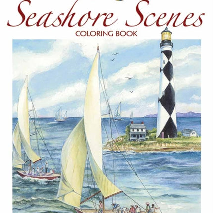 Creative Haven Seashore Scenes Coloring Book