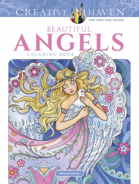 Creative Haven Beautiful Angels Coloring Book