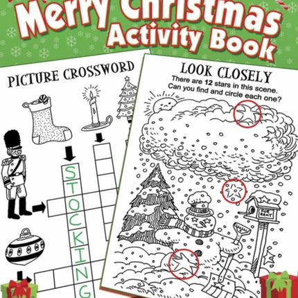 Merry Christmas Activity Book