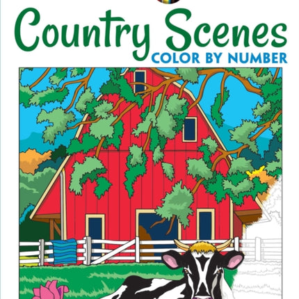 Creative Haven Country Scenes Color by Number