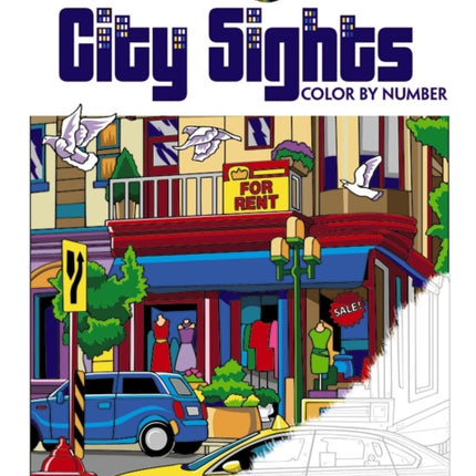 Creative Haven City Sights Color by Number