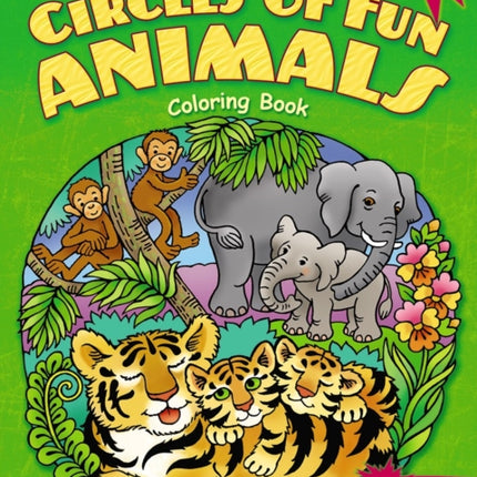 Spark Circles of Fun Animals Coloring Book