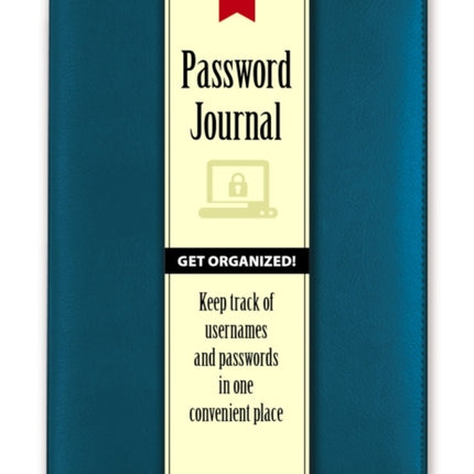 Password Journal: Caribbean Blue