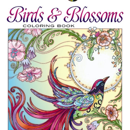 Creative Haven Birds and Blossoms Coloring Book